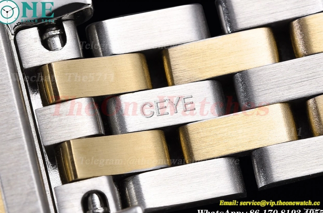 Dia YG SS Ladies White De Swiss 8848F Dial Secrete Panthere 22mm Qtz 0115